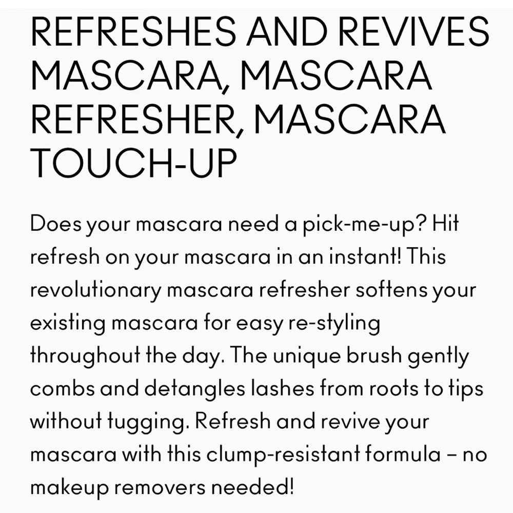 MAC Lash Dry Shampoo Mascara Refresher